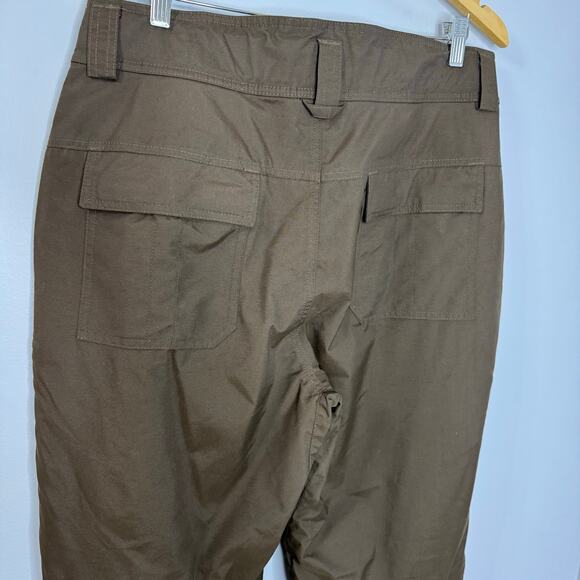 Columbia Mens Winter Snowboard Ski Pants Brown Omni Tech Outdoor Sz L - Picture 7 of 12